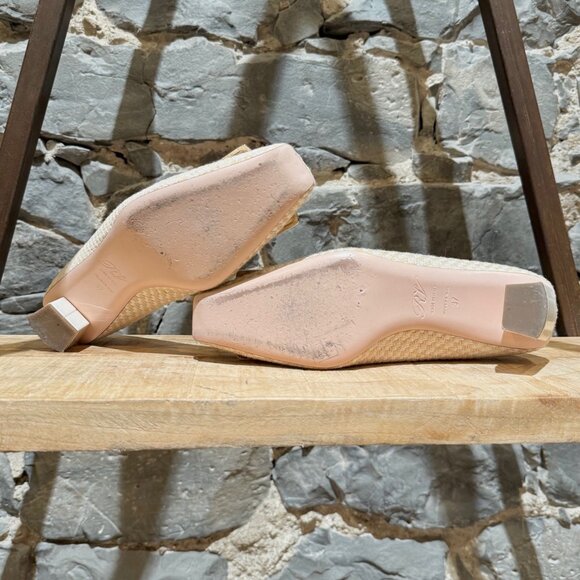 Roger Vivier Ivory Beige Tweed Belle Vivier 45 Pumps - Picture 8 of 11